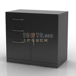一套精美玄关鞋柜3d模型下载