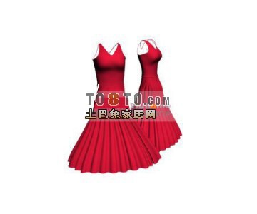 女服装3d模型下载