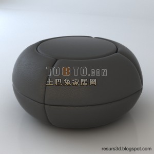 简单设计现代中式沙发3d模型下载