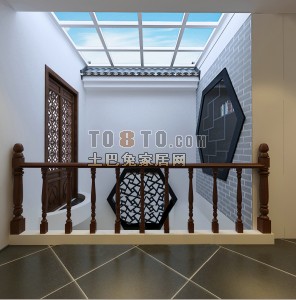 过道3d模型下载