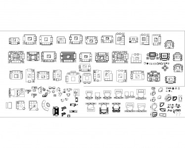 CAD常用家具图库