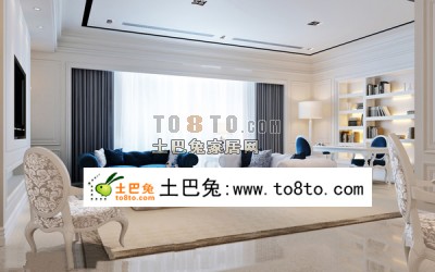 欧式客厅23d模型下载