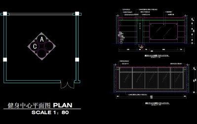 健身中心BD立面图