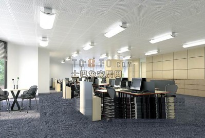 办公室53d模型下载