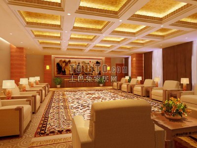 会议室3d模型下载