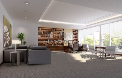 办公室3d模型下载