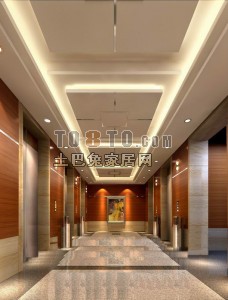 夜总会走道3d模型下载