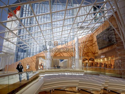 商业展厅3d模型下载