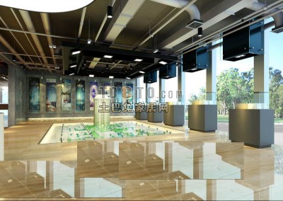 售楼展厅3d模型下载