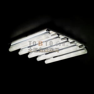 超节能的led格栅灯3d模型下载