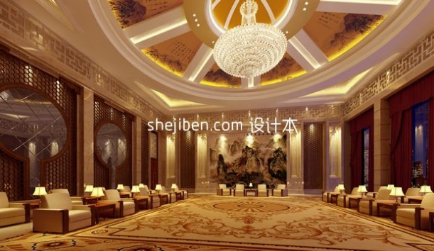 会见厅3d模型下载