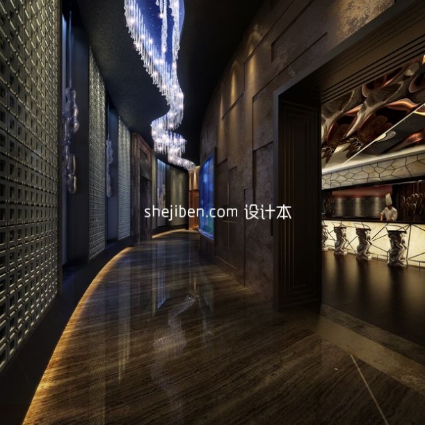 走廊免费3d模型下载