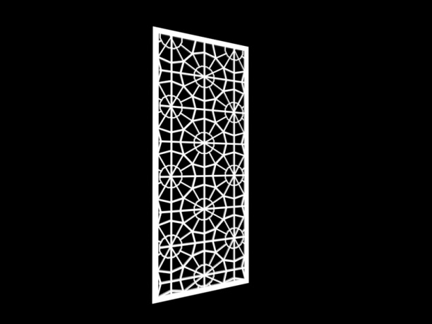 隔断构件3d模型下载