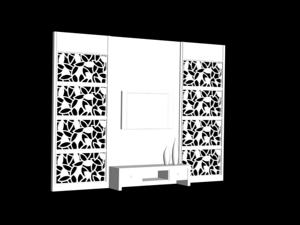 隔断构件max3d模型下载