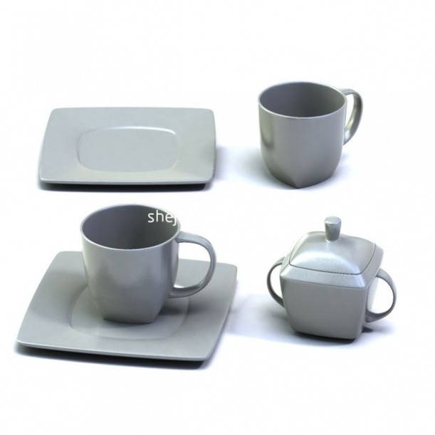 特色茶碟3d模型下载