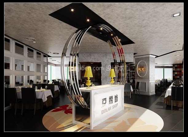 豆捞坊大型餐饮免费网站3d模型下载