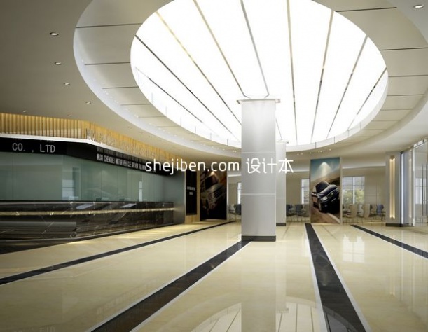艺术展厅3d模型下载
