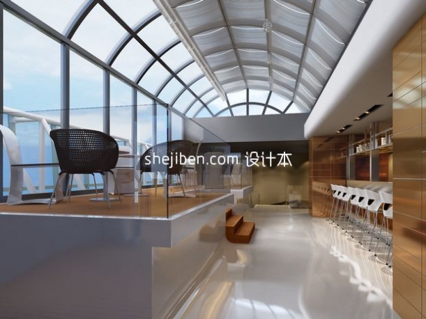 餐饮设计3d模型下载
