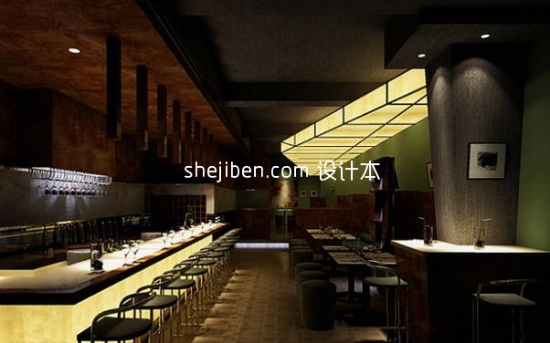 餐厅吧台3d模型下载