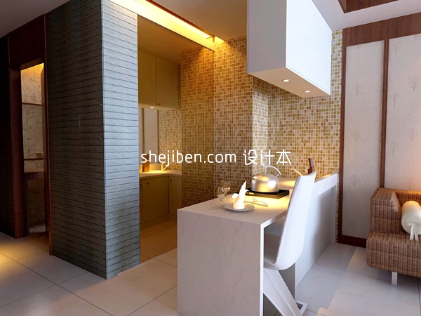 客厅吧台3d模型下载