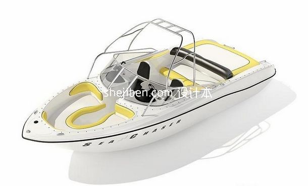 游艇轮船3d模型下载