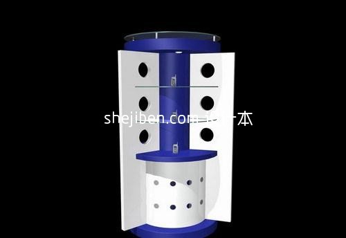 铝型材商业展台3d模型下载