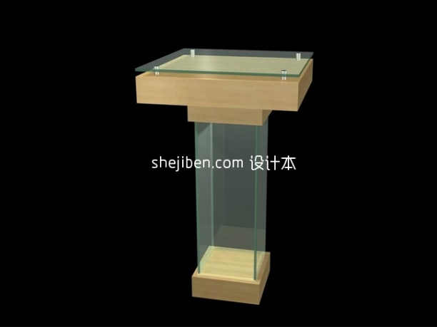 商业卖场展台3d模型下载