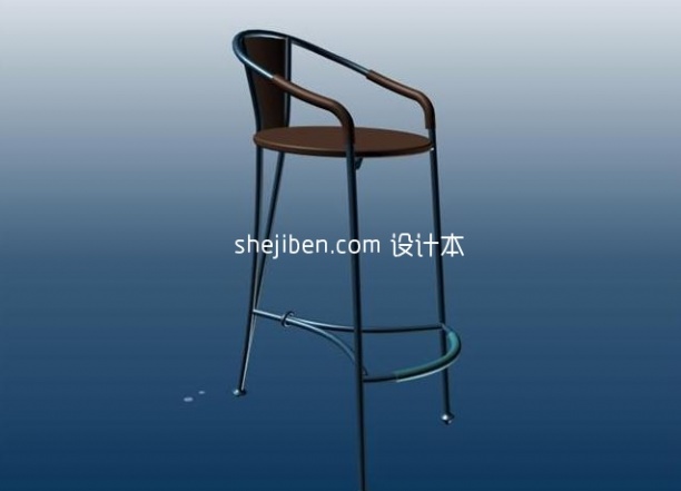 吧台椅3d模型下载
