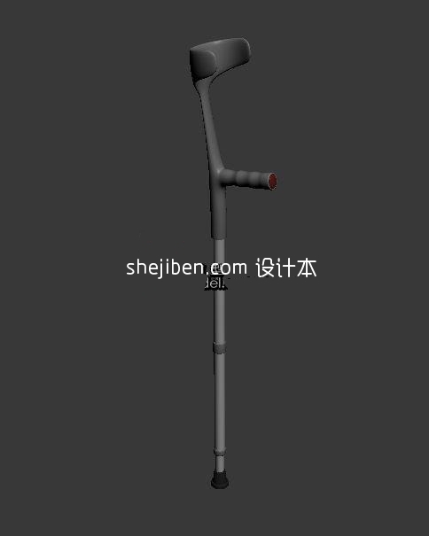 学步杖助步杖3d模型下载