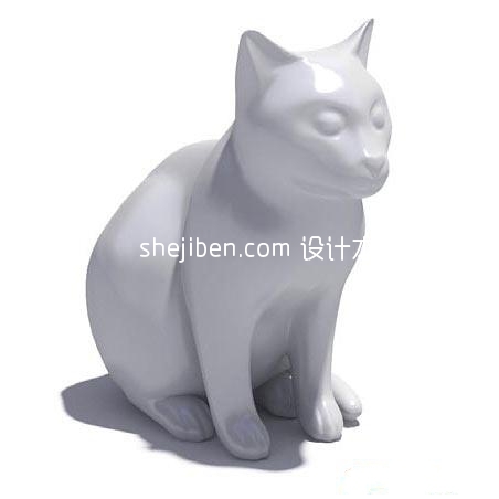 动物雕塑3d模型下载