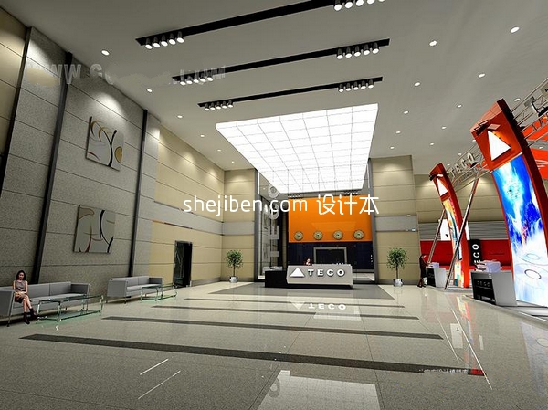 商业展厅3d模型下载