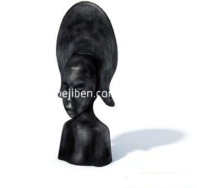 古代人物雕塑3d模型下载