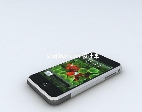 触屏手机3d模型下载