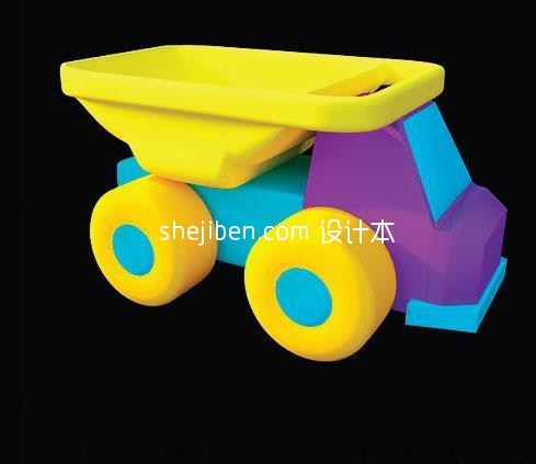 玩具工程车3d模型下载