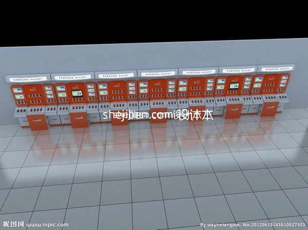 手机柜3d模型下载