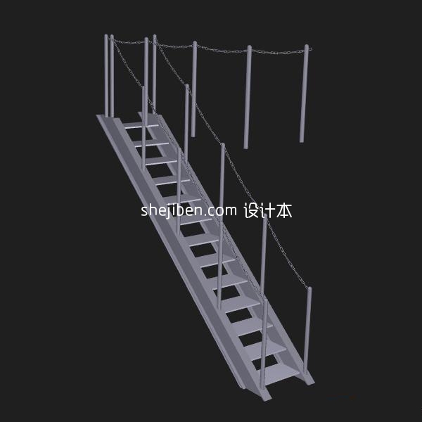 楼梯3d模型下载