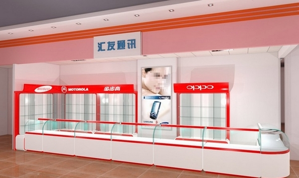 手机展柜3d模型下载