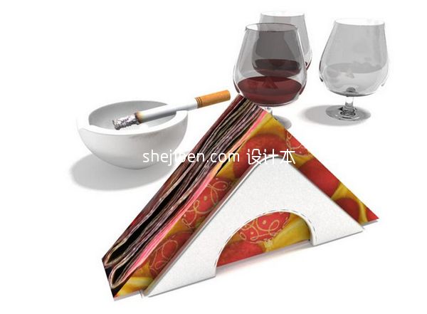 现代调酒用具-酒杯3d模型下载