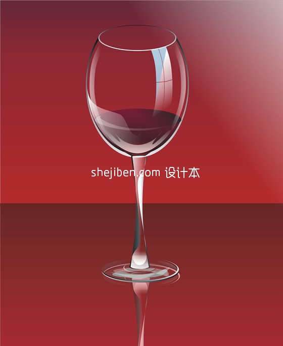 香槟酒杯3d模型下载