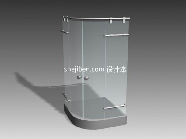 淋浴间3d模型下载