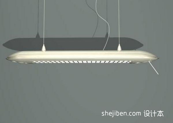 格栅灯3d模型下载