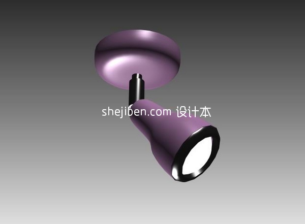 筒灯3d模型下载