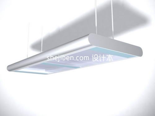 格栅灯3d模型下载