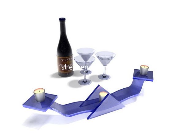 红酒杯酒瓶-烛台3d模型下载