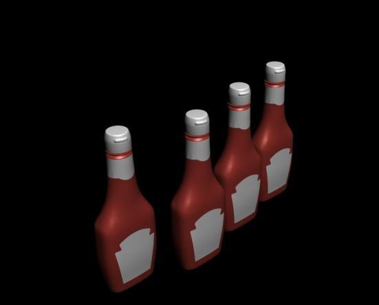 酒瓶子3d模型下载