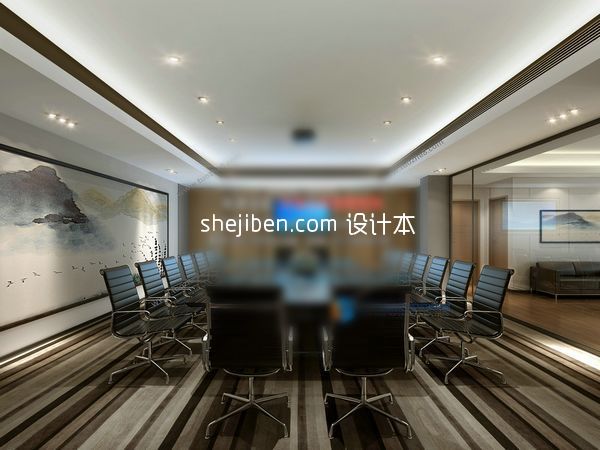 会议室3d模型下载