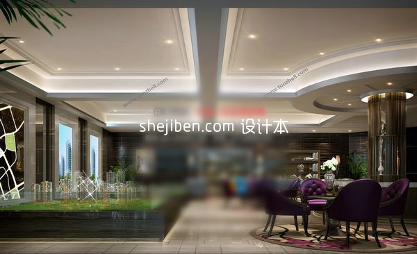 售楼中心3d模型下载