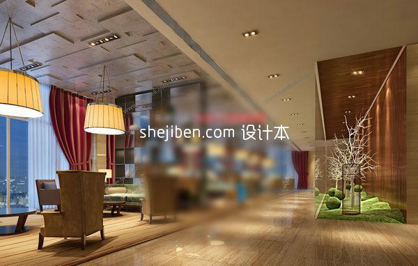 餐厅3d模型下载