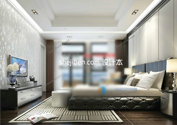 卧室3d模型下载