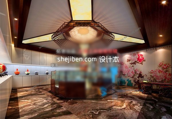 中式会所3d模型下载